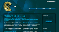 Desktop Screenshot of cursoswebmexico.com